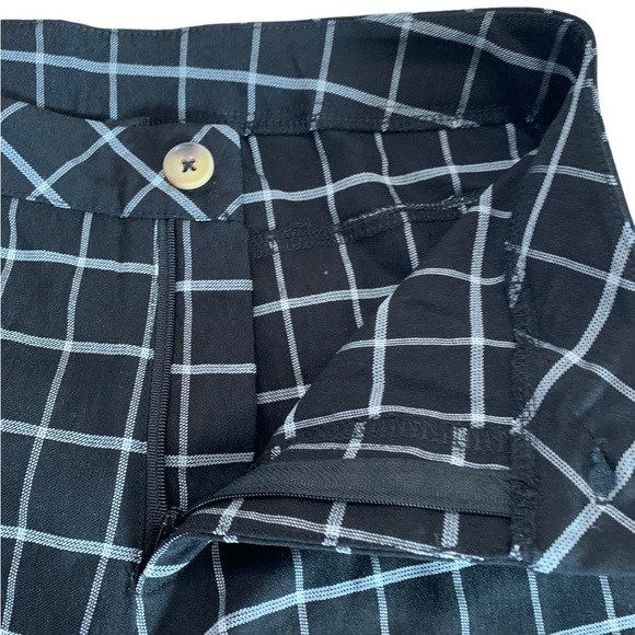PS/LA Grid Pattern Black & White Pants Size Medium - Picture 14 of 16